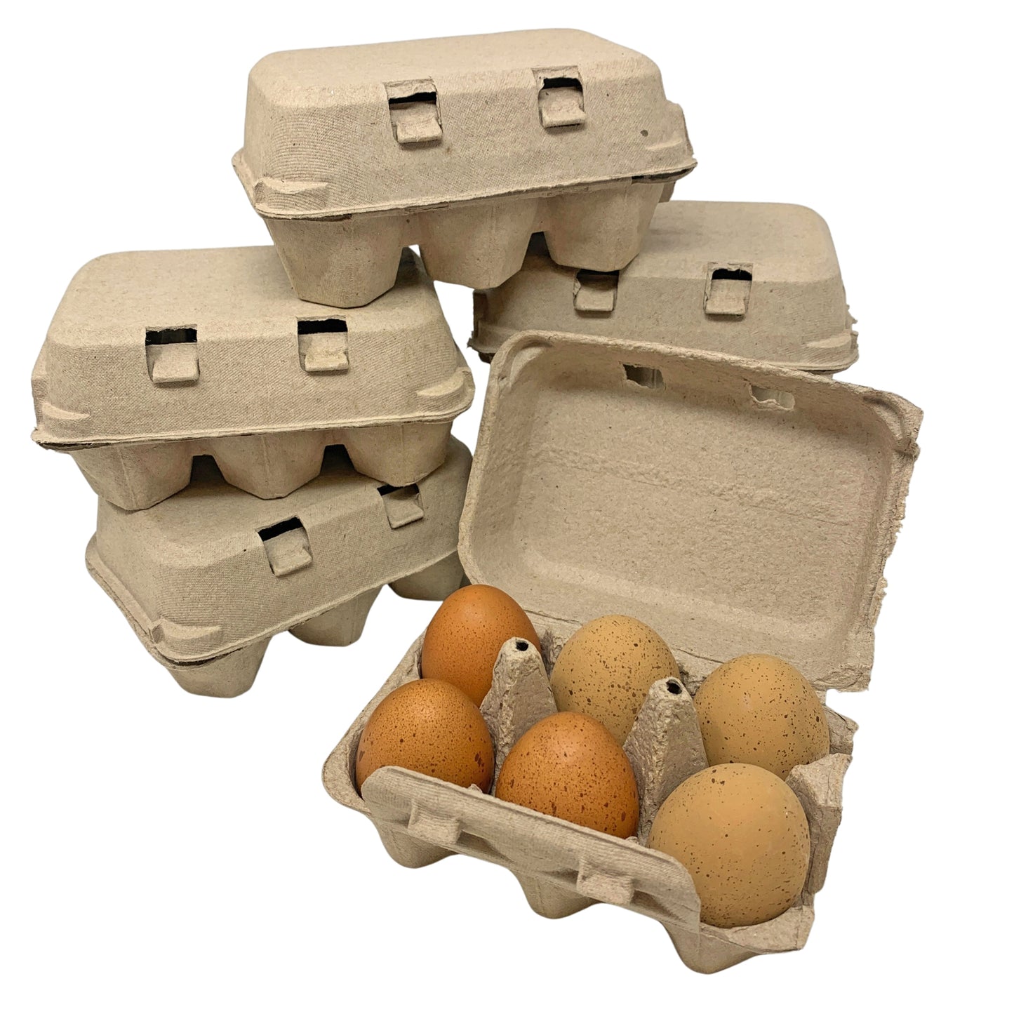 Split 6 Paper Egg Cartons