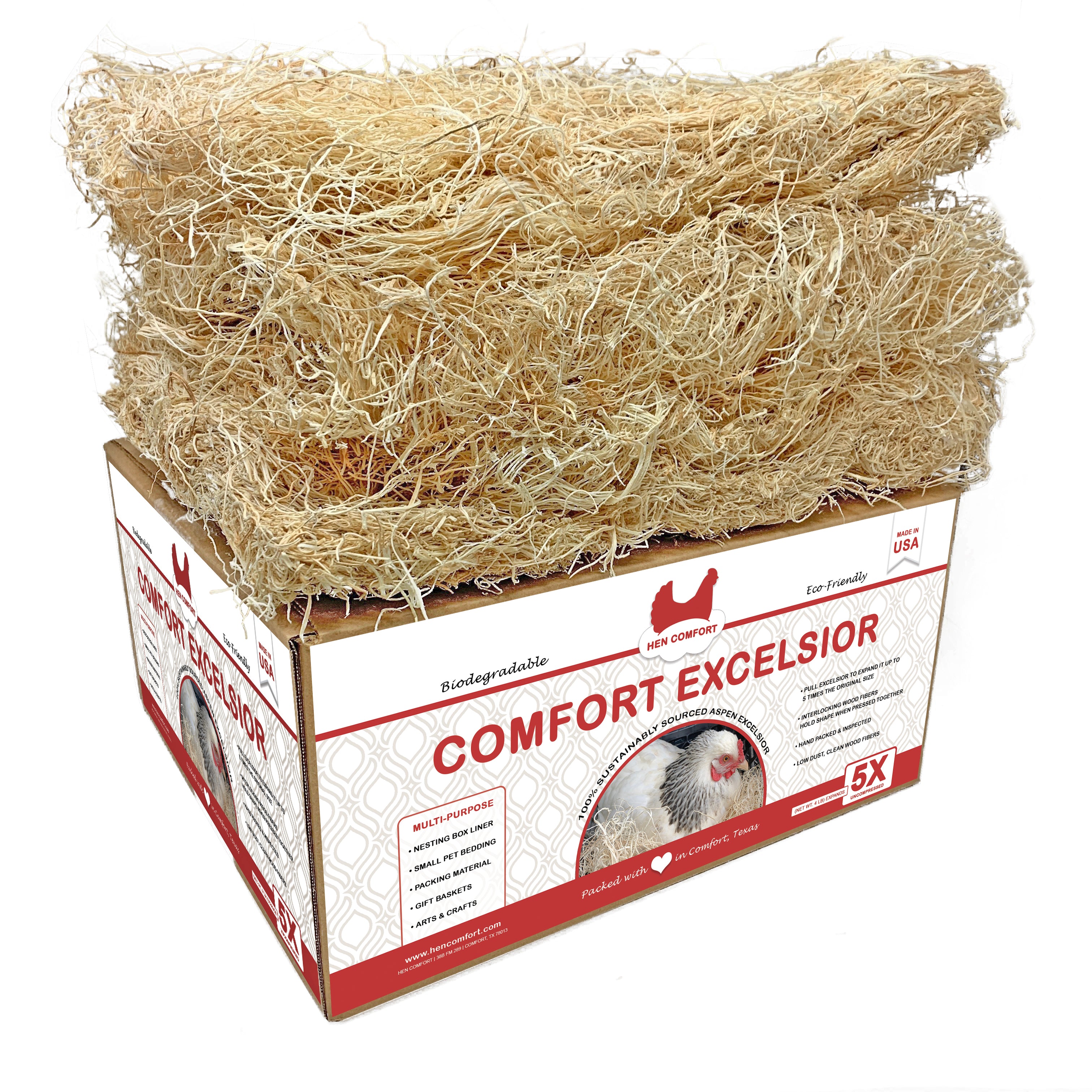 Comfort Excelsior Coop Bedding Hen Comfort