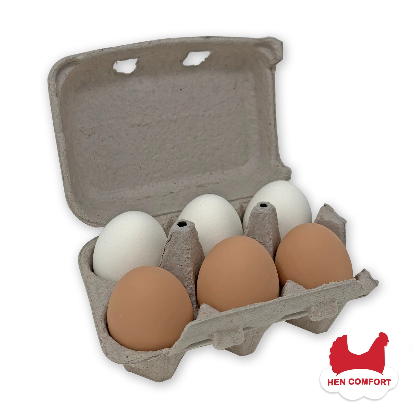Ceramic Nest Eggs - Assorted (6 Pack)