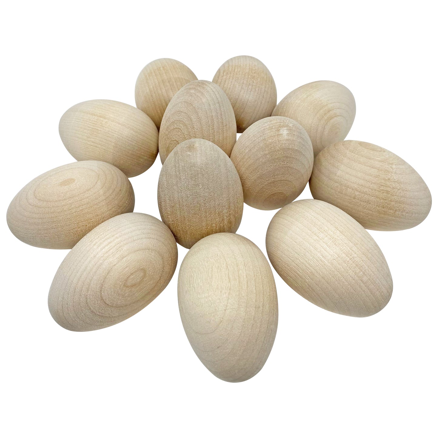 Wooden Nesting Eggs (Set of 12)