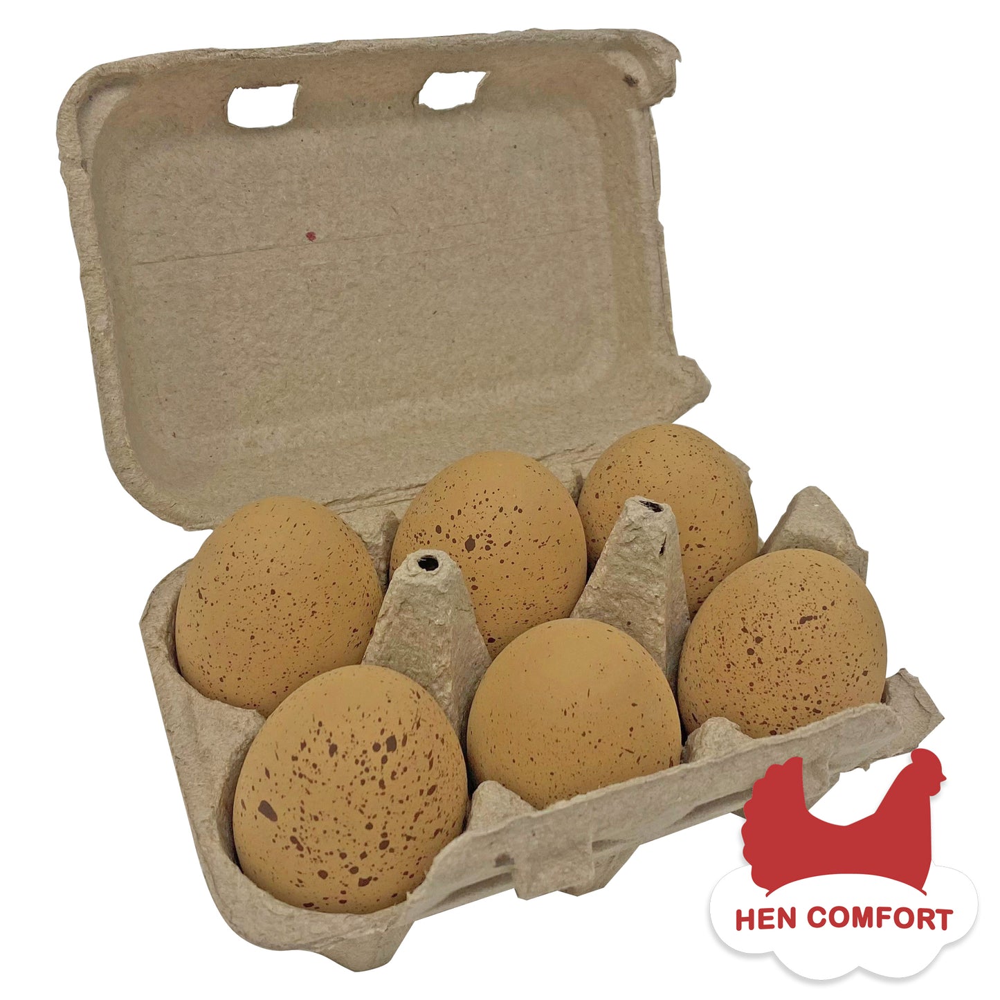 Ceramic Nest Eggs - Dark Speckled (6 Pack)