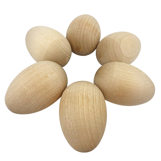 Wooden Nesting Eggs (Set of 6)