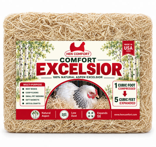 Comfort Excelsior – Natural Aspen Bedding | 5 Cubic Feet Expanded
