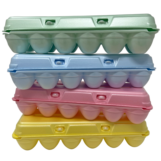 Foam Egg Cartons - Assorted Colors