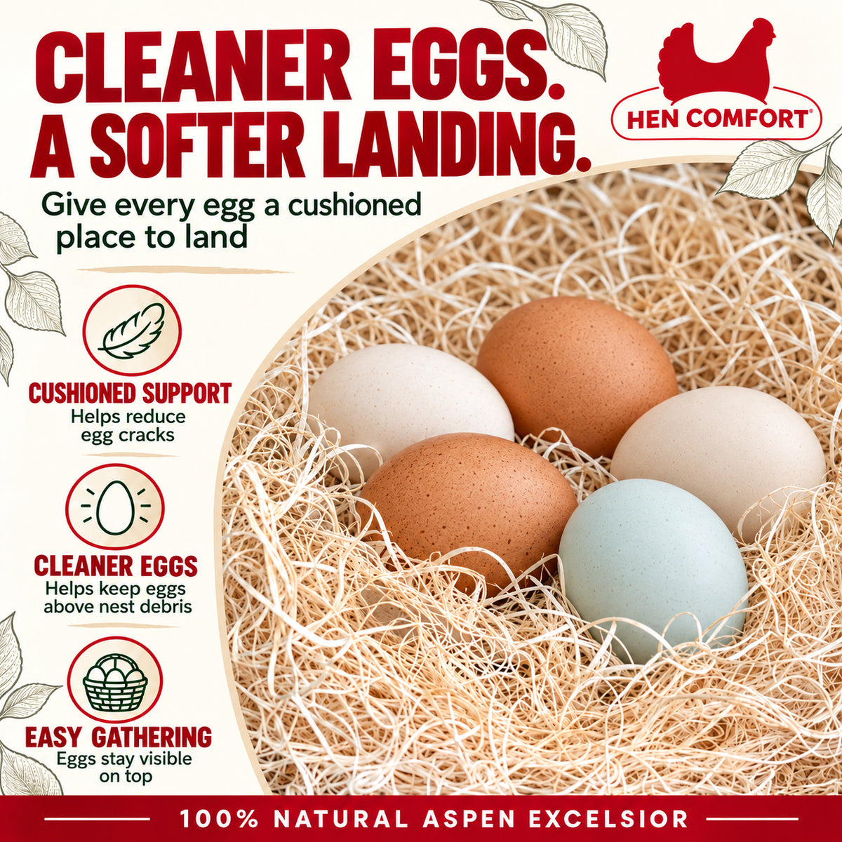 Excelsior Nesting Pads - 5 Pack