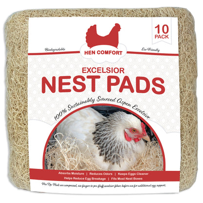 Excelsior Nest Pads - (10 Pack)