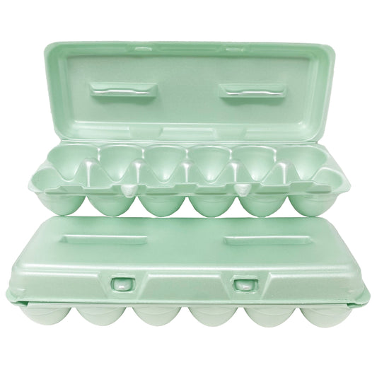 Foam Egg Cartons - Green