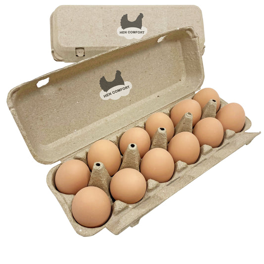 Ceramic Nest Eggs - Brown (12-Pack)