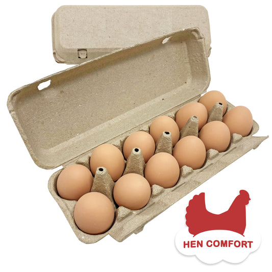 Ceramic Nest Eggs - Brown (12 Pack)
