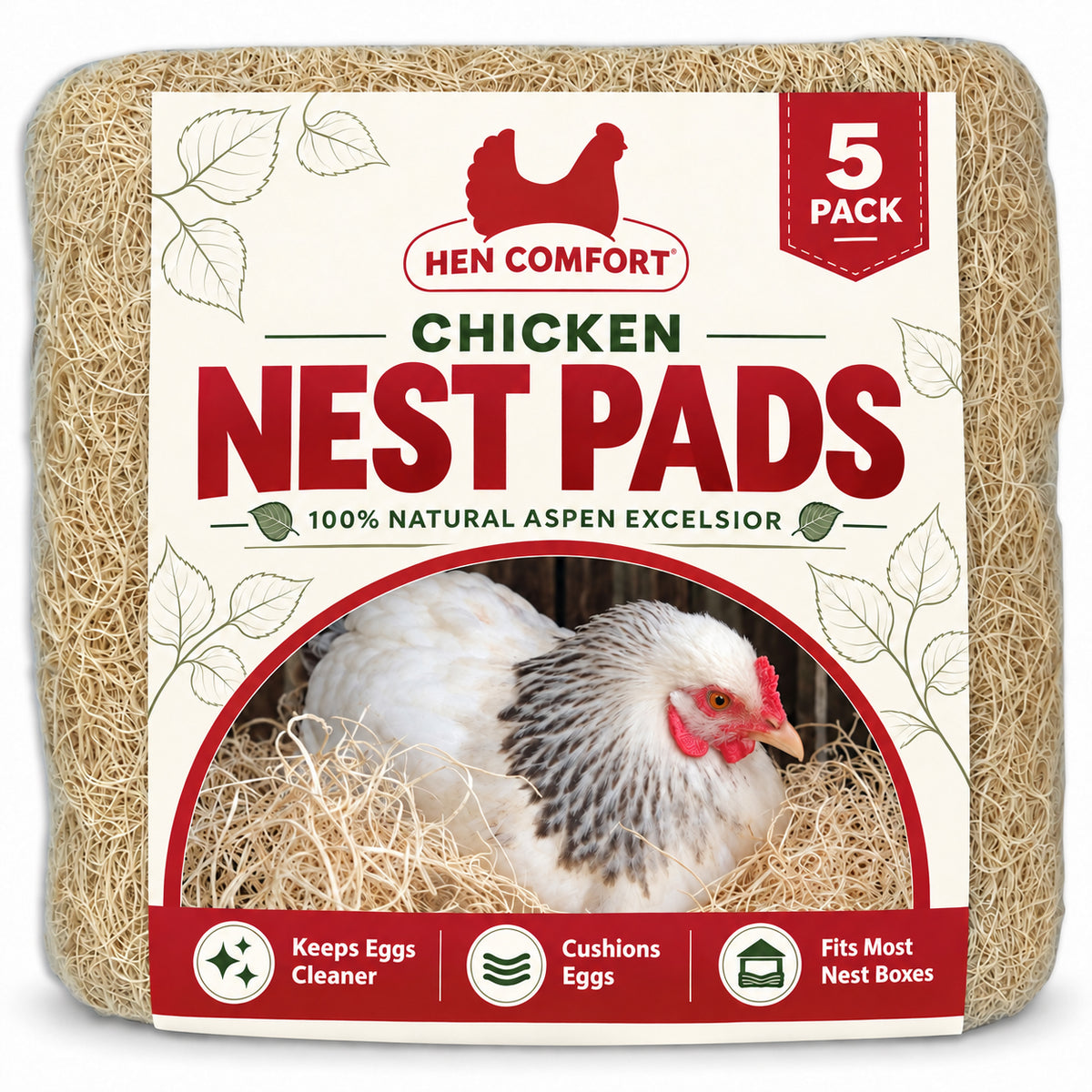 Excelsior Nesting Pads - 5 Pack