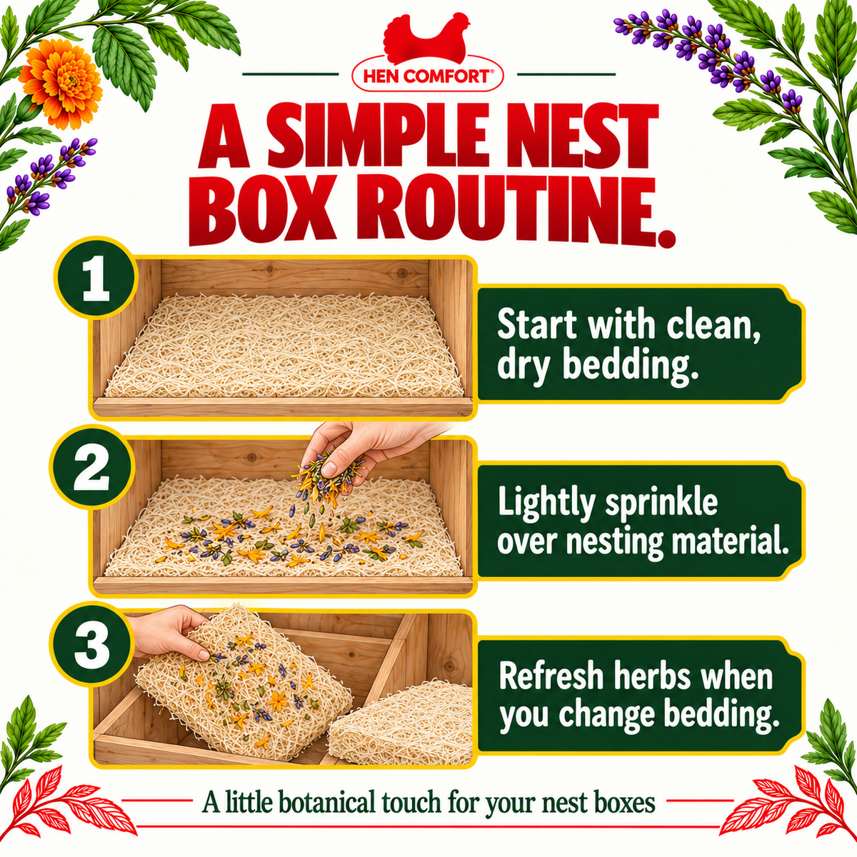 Nest Box Herb Blend 1 LB