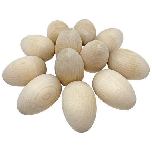 Wooden Nesting Eggs (Set of 12)