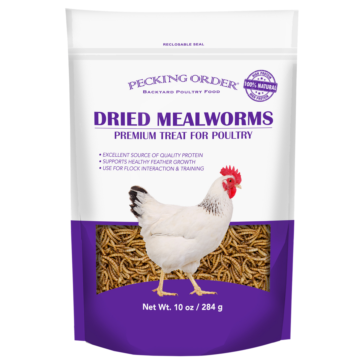 Dried Mealworms - 10oz