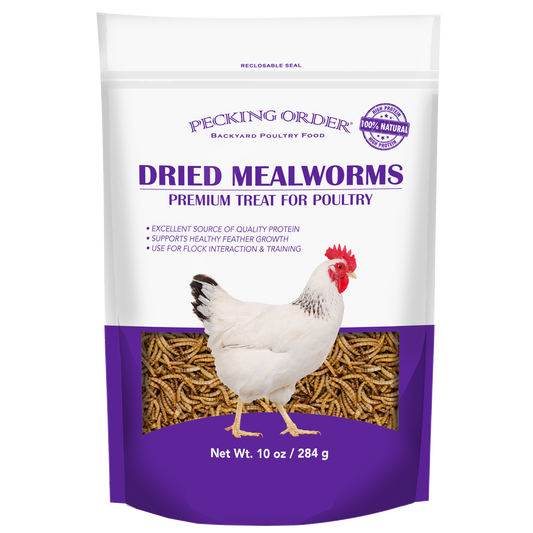 Dried Mealworms - 10oz