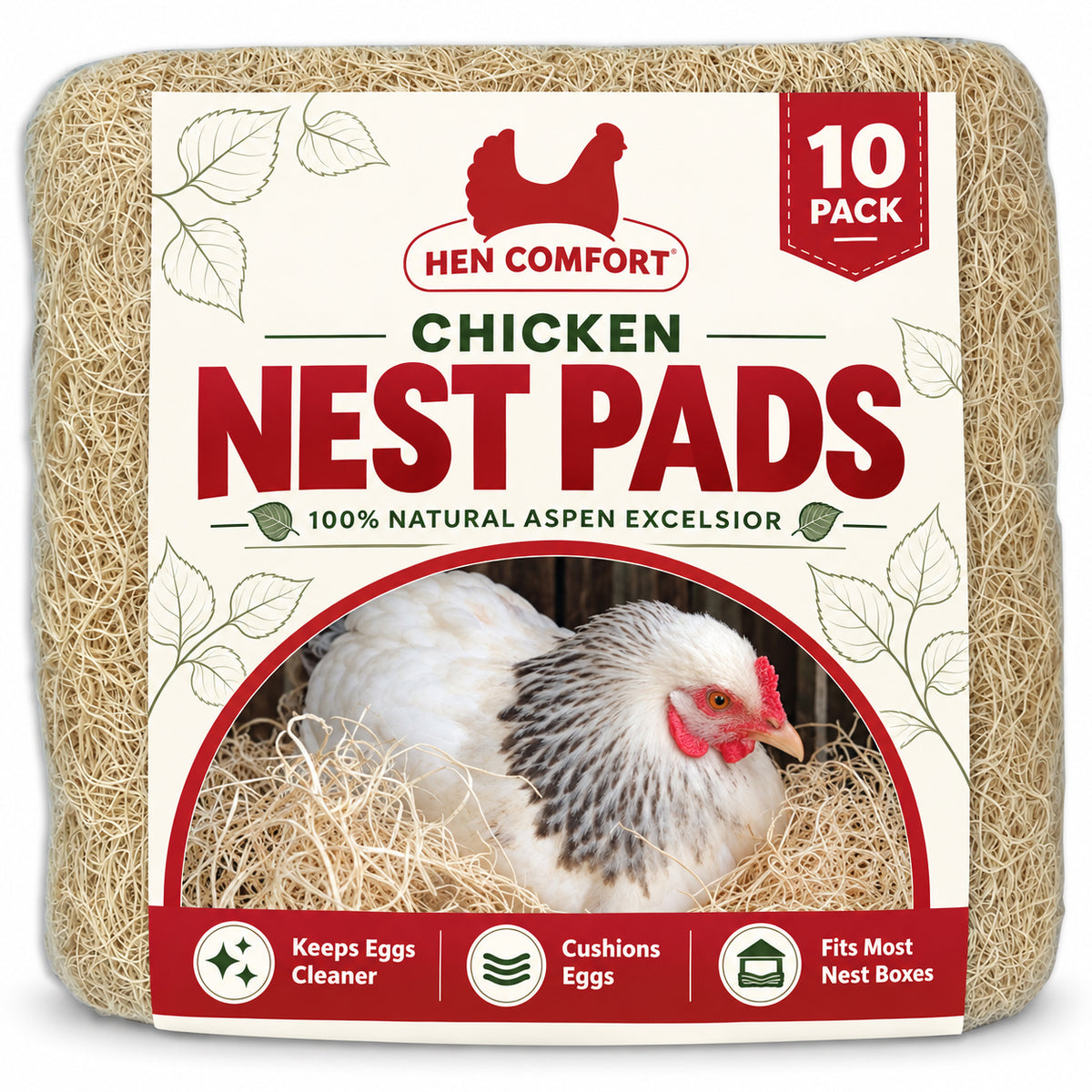 Excelsior Nesting Pads - 10 Pack