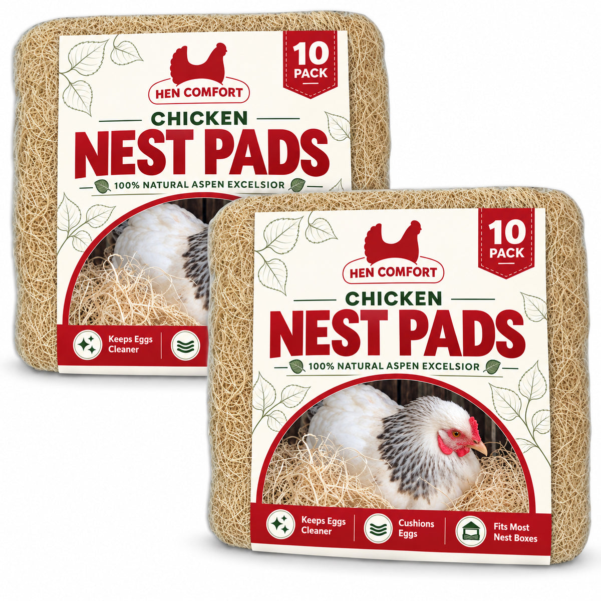 Excelsior Nesting Pads - 20 Pack